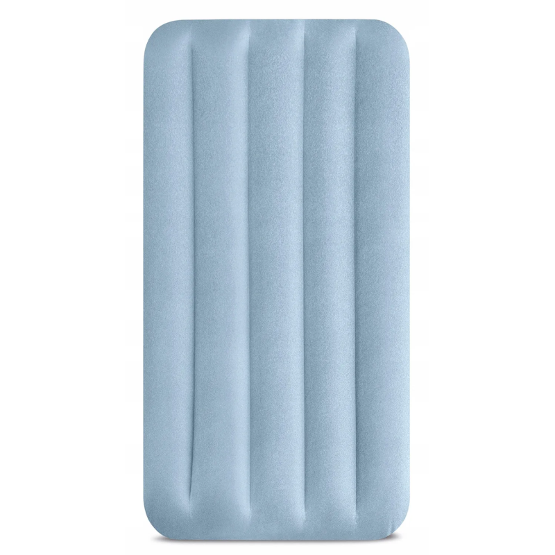 Одномісне надувне ліжко 191 x 99 x 36см, матрац із вбудованим usb-електронасосом  Intex 64157 Blue