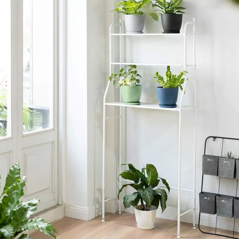 Универсальный полка-стеллаж 168 x 68 x 26 см для хранения над стиральной машиной TW-106 White