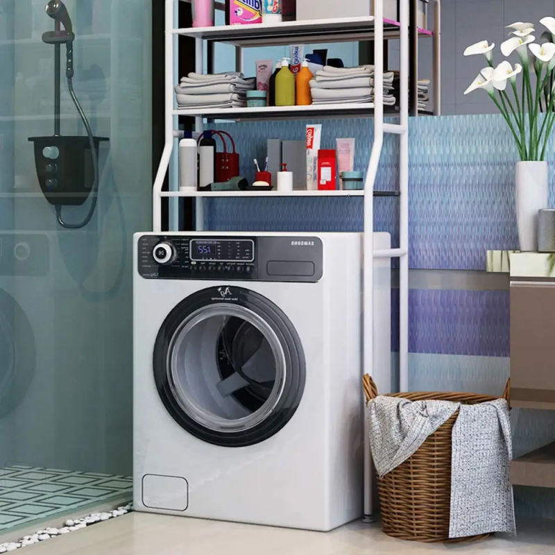 Универсальный полка-стеллаж 168 x 68 x 26 см для хранения над стиральной машиной TW-106 White