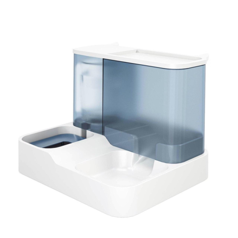 Автоматична годівниця для котів і собак з поїлкою Justif DT537 Blue