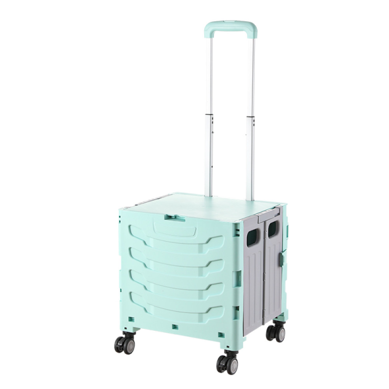 Візок для пікніку складний на 8 коліс зі складним ящиком Easy Camping  EC-0978 Green