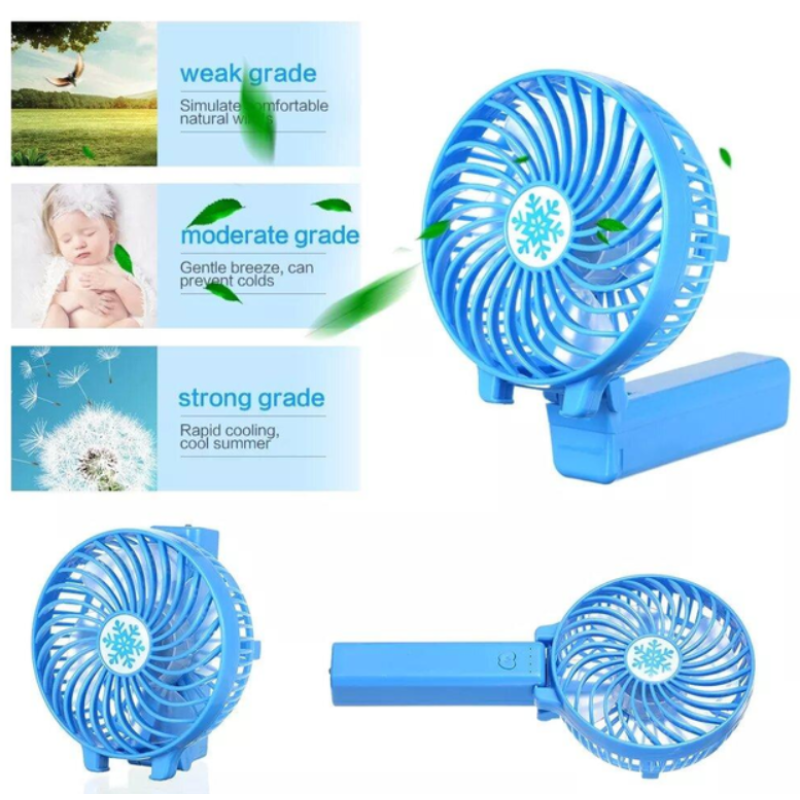 Ручний міні вентилятор на батарейках 3 швидкості Rapid Cooling (RP-12852) Ручний міні вентилятор на батарейках 3 швидкості Rapid Cooling (RP-12852)