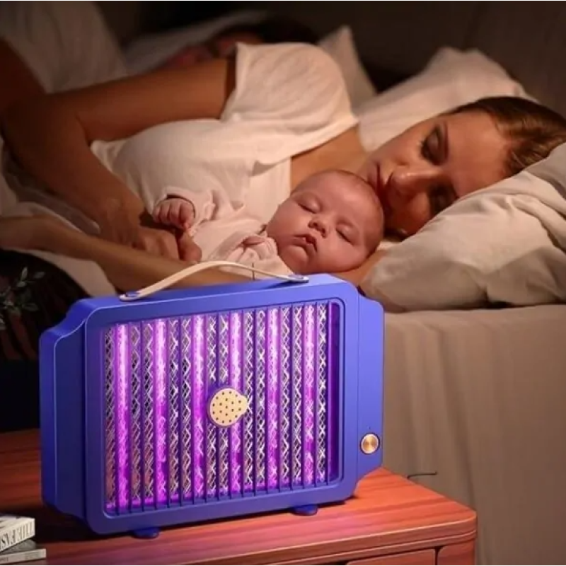 Портативна лампа - пастка для знищення комах із ручкою (NT9875)