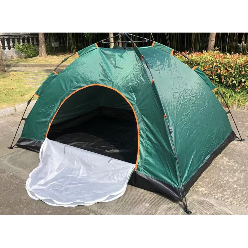 Автоматичний туристичний намет 2-х місний для кемпінгу с козирком Autocamp 200х150х135см AC-1902 Green Автоматичний туристичний намет 2-х місний для кемпінгу с козирком Autocamp 200х150х135см AC-1902 Green