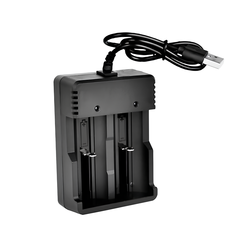 Універсальний зарядний пристрій для батарейок на 2 слоти 2 А X-Balog MS-5D82A Black