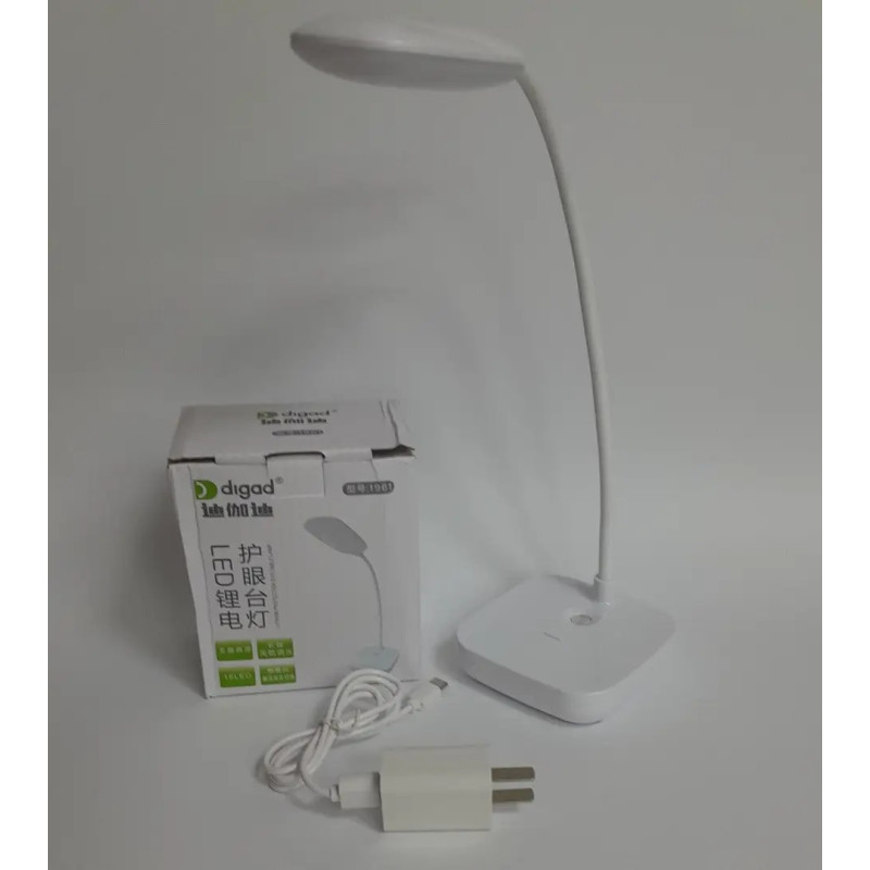 Настільна лампа з регулюванням яскравості сенсорний вимикач 3Вт DESEO (1961) White