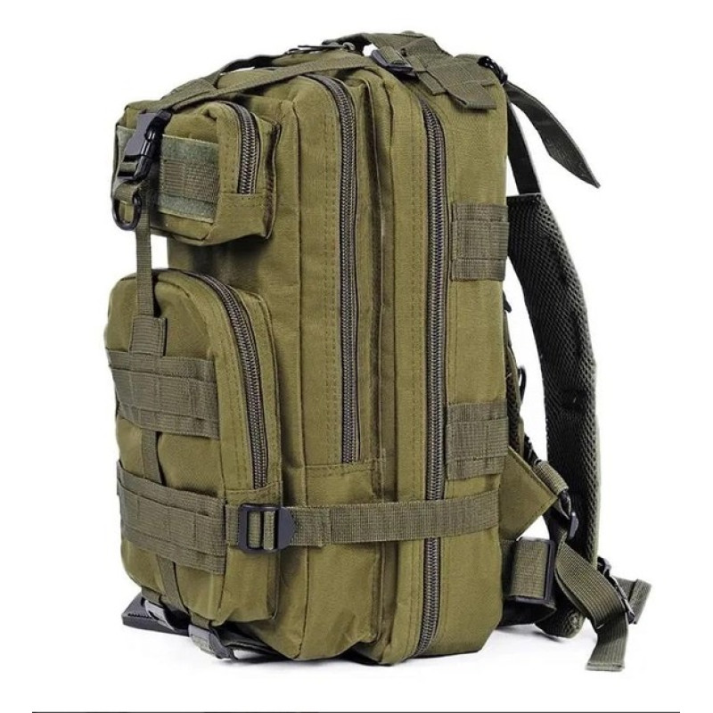 Туристичний рюкзак на 25л матеріал Оксфорд система Molle 45х24х22см Khaki