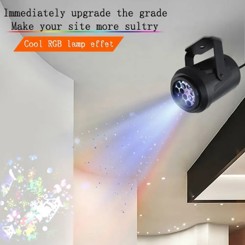 Лазерна установка-проектор новорічний з кронштейном 16 слайдів до 8м та 15 кв.м 5Вт 1367-3 Black Лазерна установка-проектор новорічний з кронштейном 16 слайдів до 8м та 15 кв.м 5Вт 1367-3 Black