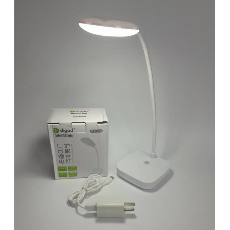 Настільна лампа з регулюванням яскравості сенсорний вимикач 3Вт DESEO (1961) White