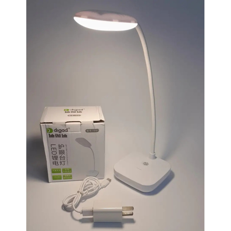 Настільна лампа з регулюванням яскравості сенсорний вимикач 3Вт DESEO (1961) White