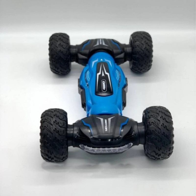 Трукова машинка перевертень радіокерована зі звуковими та світловими ефектами 32х20х7см Hyper Leopard 2 Blue