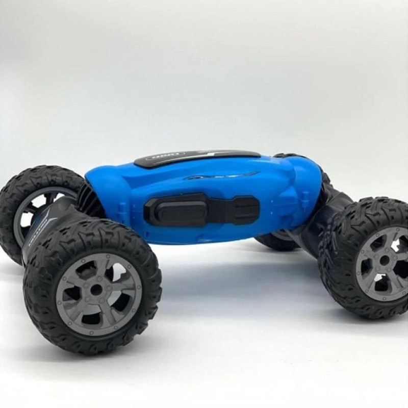 Трукова машинка перевертень радіокерована зі звуковими та світловими ефектами 32х20х7см Hyper Leopard 2 Blue