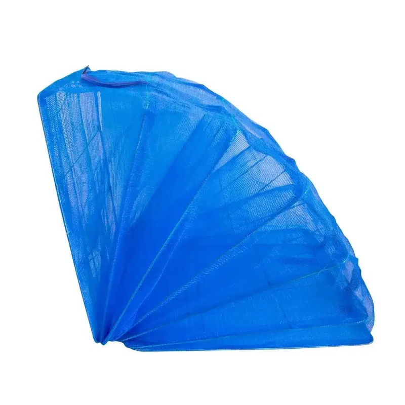 Домашня сушарка для риби 50х50х100см сітка для сушіння 5 ярусів овочів грибів фруктів п'ятиярусна для дому Blue