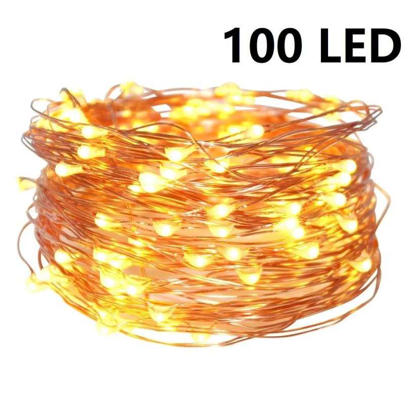 Вулична гірлянда з сонячною панеллю 10 м, 100 LED, з теплим білим підсвічуванням Крапля роси SFK-14 Warm white Вулична гірлянда з сонячною панеллю 10 м, 100 LED, з теплим білим підсвічуванням Крапля роси SFK-14 Warm white