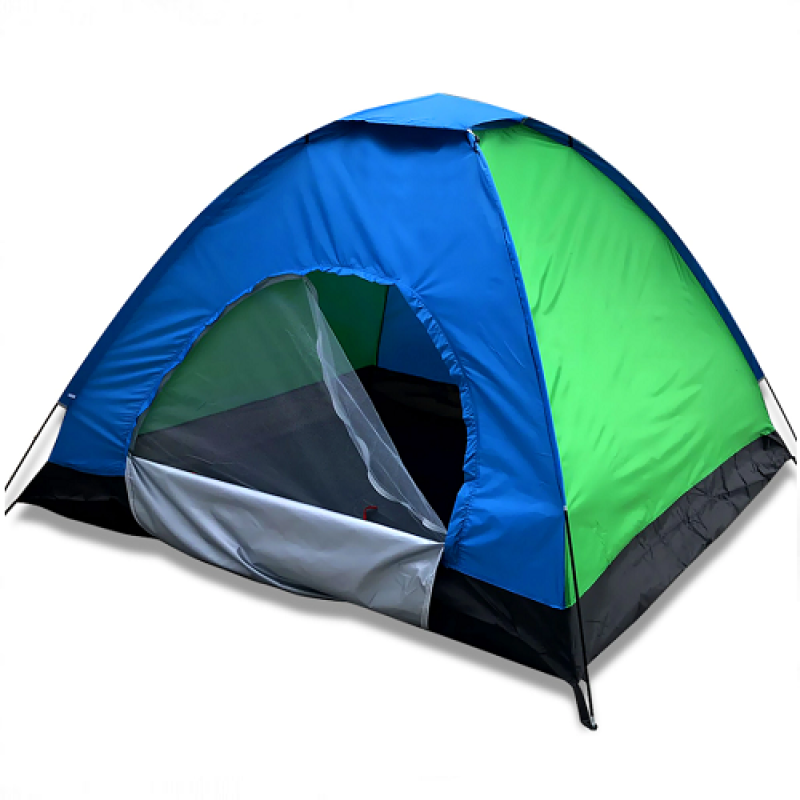 Туристичний намет автоматичний універсальний 2-х місний 2.05 х 1.6 м Tent Blue with green