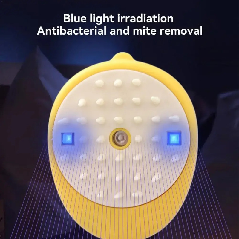 Масажна щітка 4 в 1 для догляду за шерстю тварин ПАРОВА Pet comb Yellow