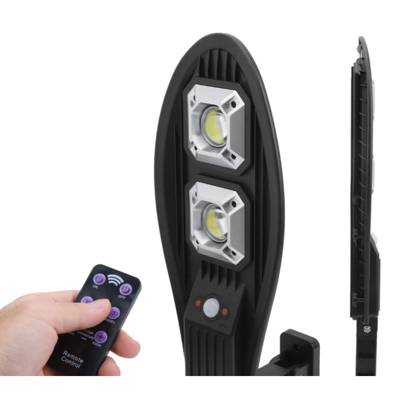 Вуличний ліхтар на сонячній батареї акумуляторний світильник на стовп з пультом LED Street Light Solar LL-62T