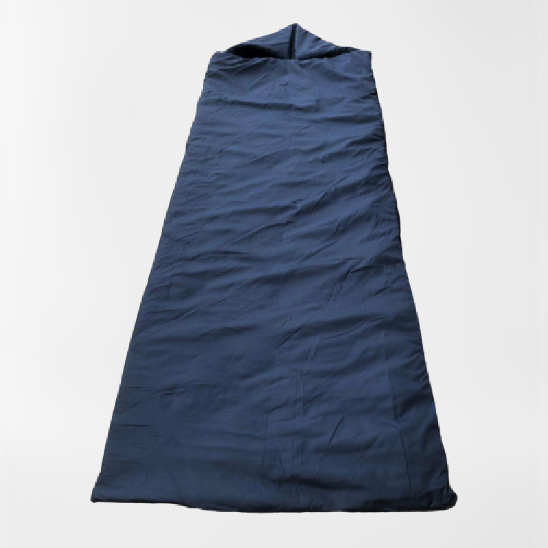 Спальний мішок зимовий до - 10 ° з капюшоном та чохлом (Синій)