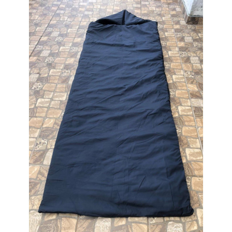Спальний мішок зимовий до - 10 ° з капюшоном та чохлом (Синій)