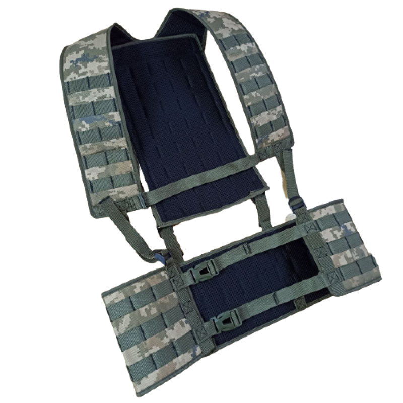 Розвантажувальний жилет РПС система Molle 3D сітка з ущільнювачем (Pixel)