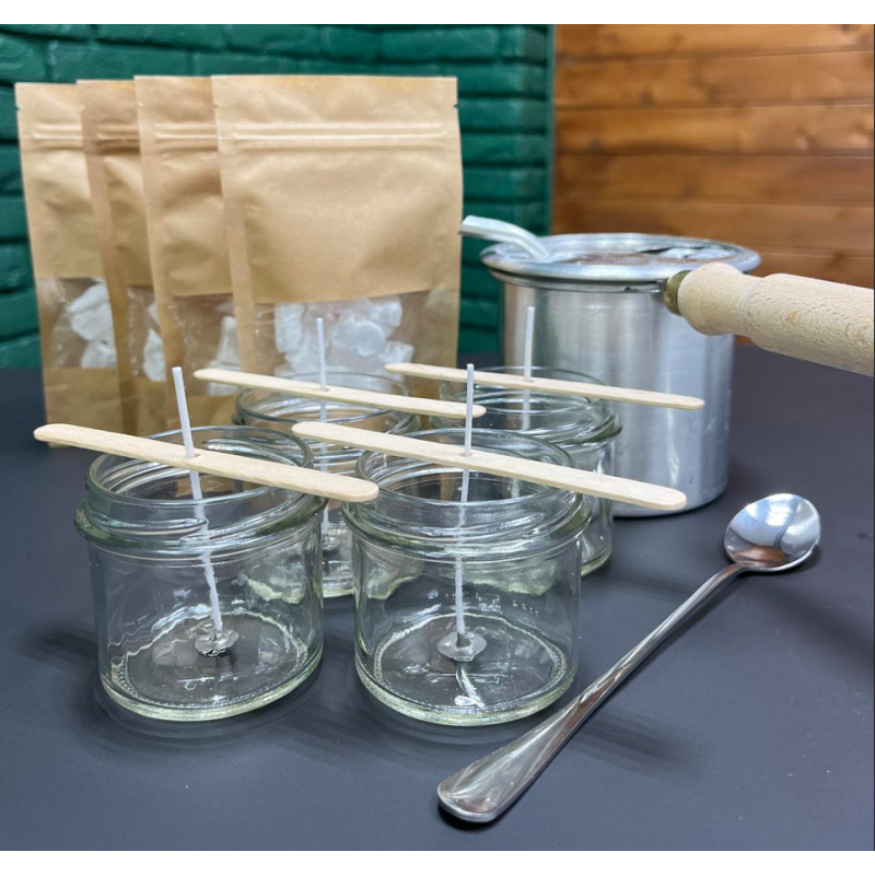 Набір для виготовлення свічок "Сяйво в дім" з екологічних та якісних матеріалів