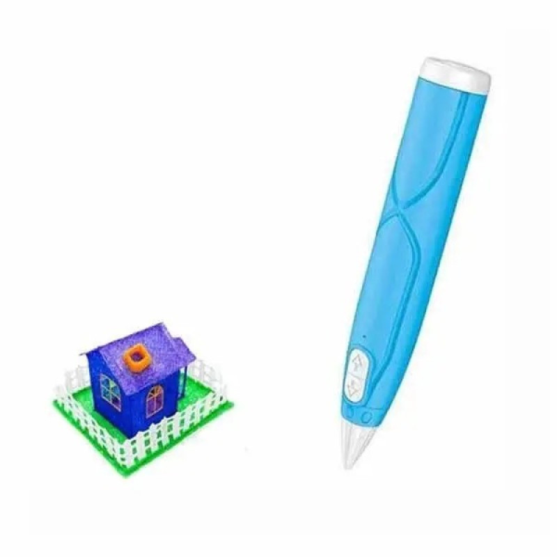 3Д ручка для малювання пластиком ABS і PLA ручка 3D-6-1 Blue