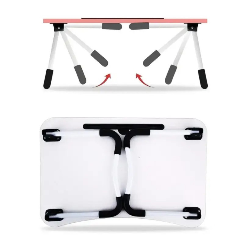 Столик подставка для ноутбука, планшета, завтраков складной NTL12 60х40 см