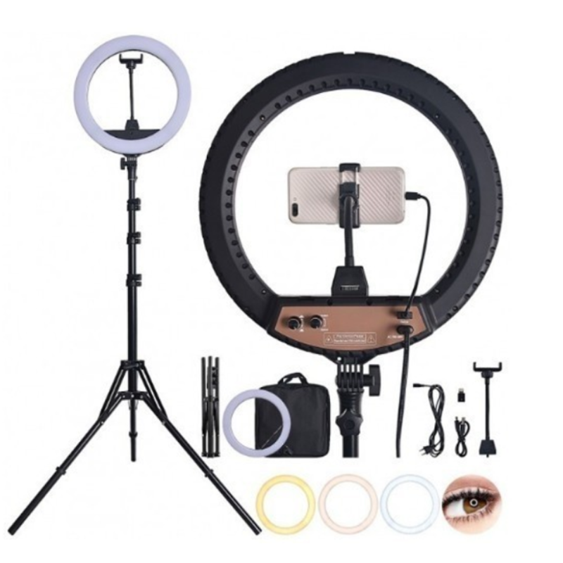 Кільцева LED лампа Ring Light 35 см + Штатив 2м. (ZB-R14) набір блогера