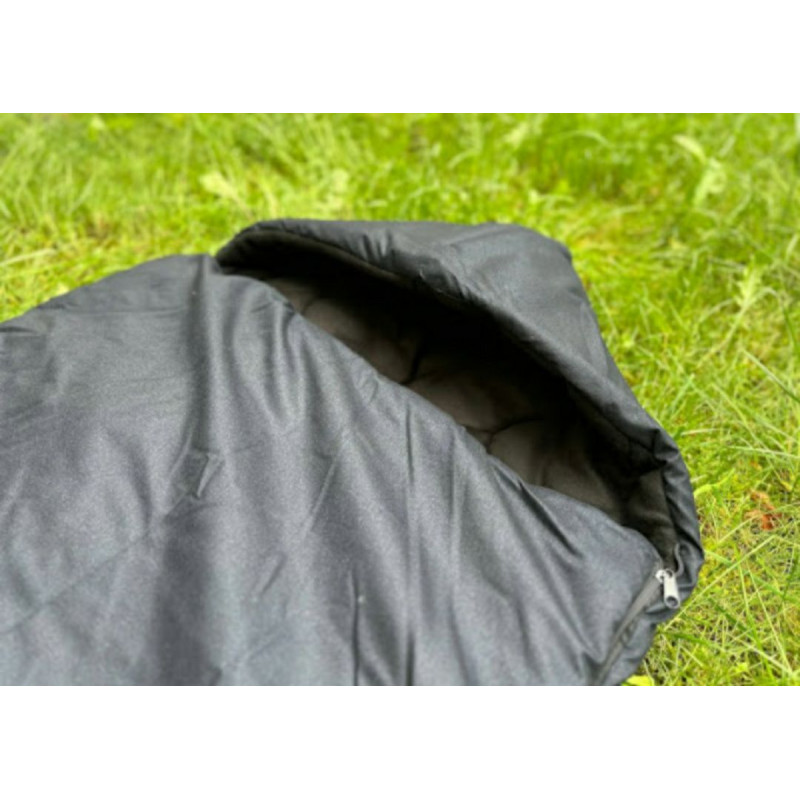 Зимовий спальний мішок - ковдра Fierce Winter до - 15 з капюшоном та чохлом для перенесення (Синій)