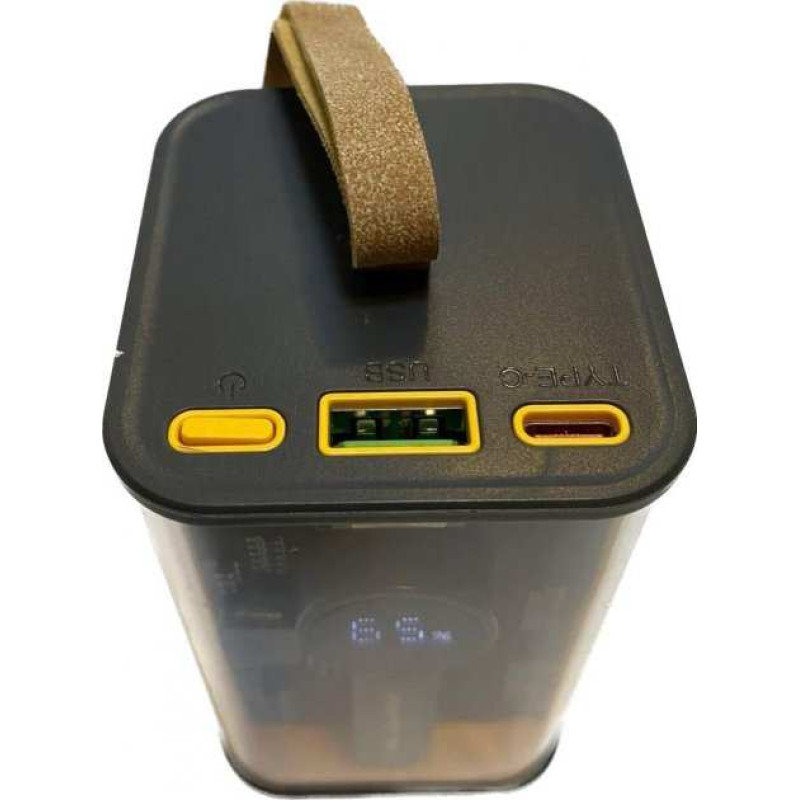 Power Bank портативна батарея зовнішній зарядний пристрій 22,5W 20000 mAh (KP-25) Чорний