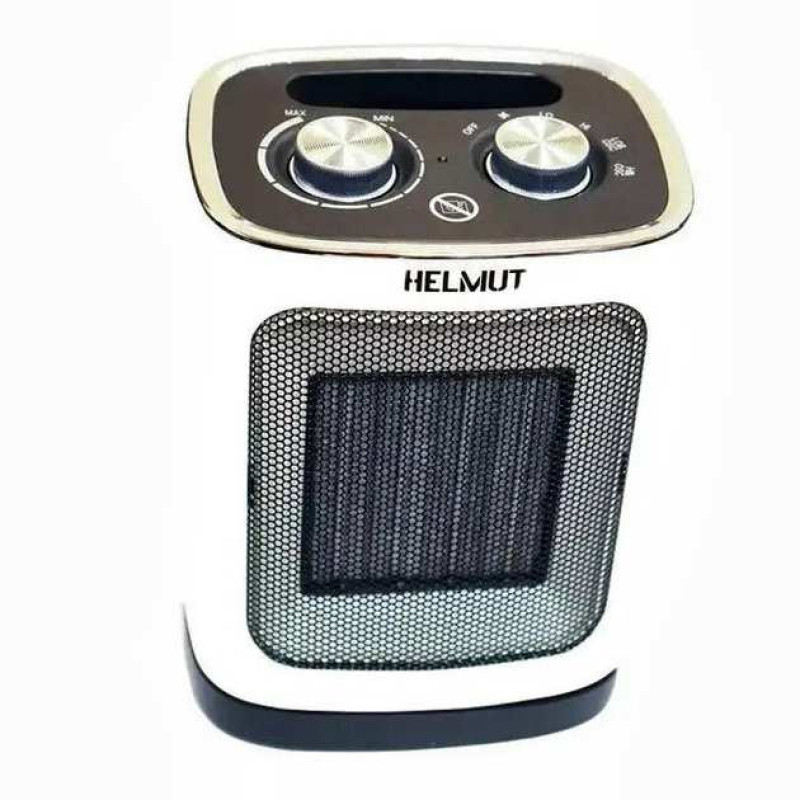 Тепловентилятор керамічний Helmut 1800Вт компактний електрообігрівач поворотний (HL-1188) White