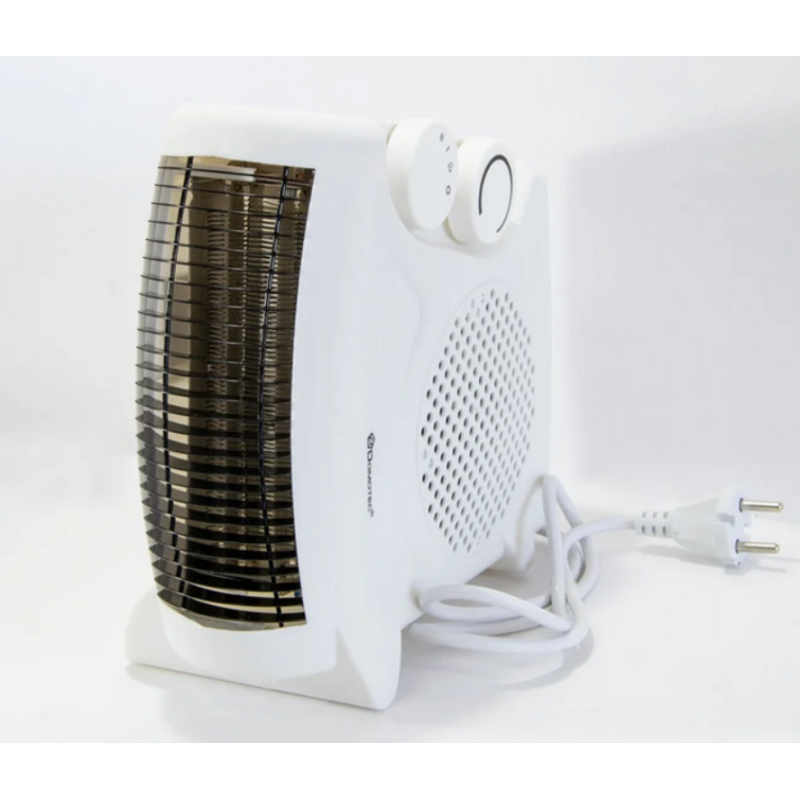 Тепловентилятор Domotec Ceramic 1500 Вт компактний електрообігрівач дуйка White (MS-5903)