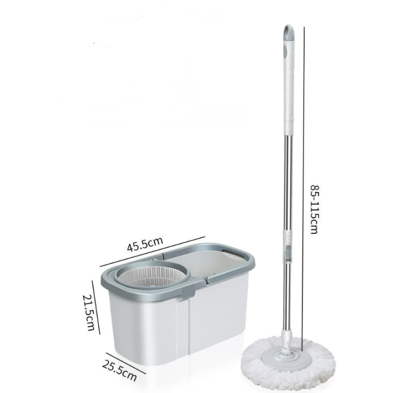 Швабра з відром Rapid Clean із системою авто-віджиму для швидкого прибирання RC-12755 (Grey)