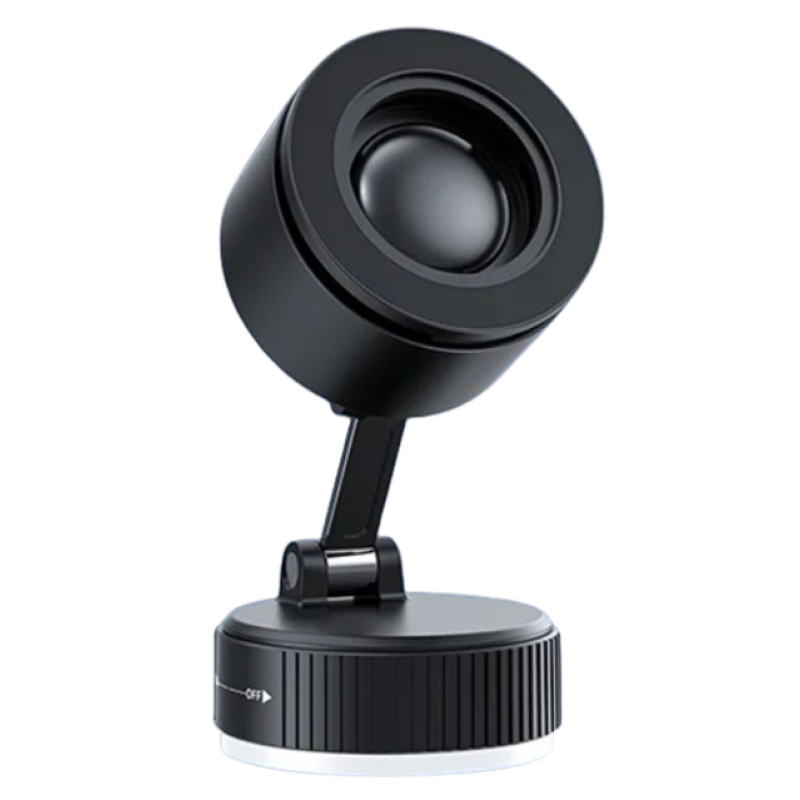 Магнітний автотримач з bluetooth колонкою для сматрфонів Fast Holder Pro 10 на присосці FH-10187 Black