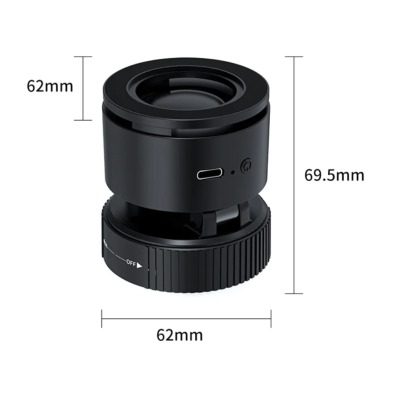 Магнітний автотримач з bluetooth колонкою для сматрфонів Fast Holder Pro 10 на присосці FH-10187 Black