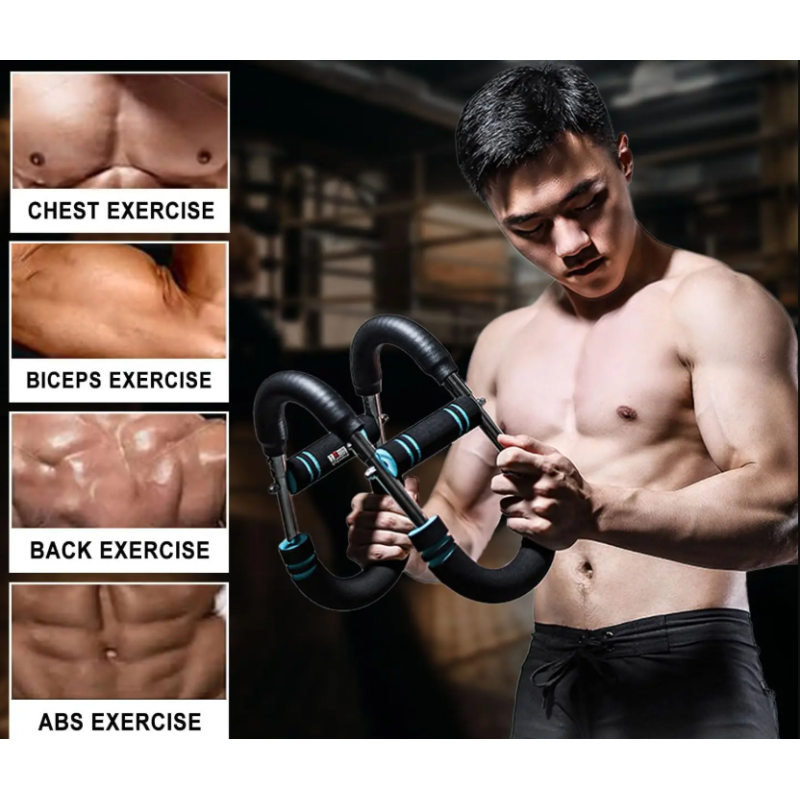 Тренажер для рук для домашнього використання Еспандер для грудей ARM TWIST AT-7612 Black