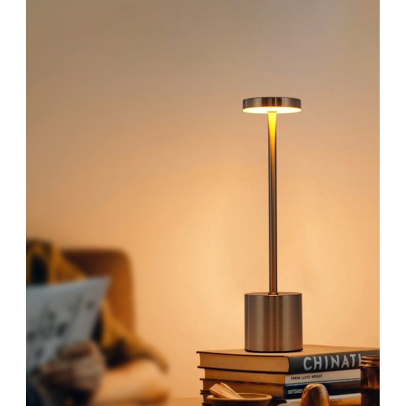 Бездротовий світлодіодний LED нічник з сенсорним вимикачем Calma Luz CL-712 5Вт Golden