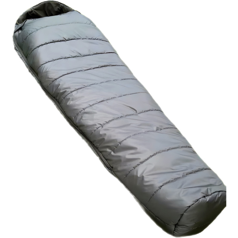 Зимовий спальний мішок - ковдра Fierce Winter до - 15 з капюшоном та чохлом для перенесення (Олива)