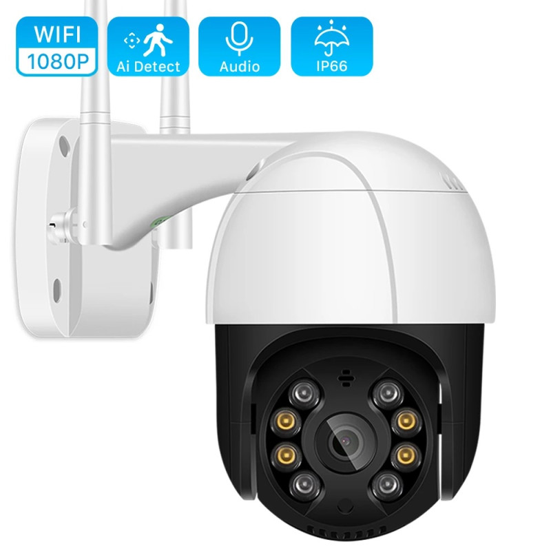 Камера відеоспостереження вулична PTZ WiFi Outdoor Camera ICSEE 3MP Білий