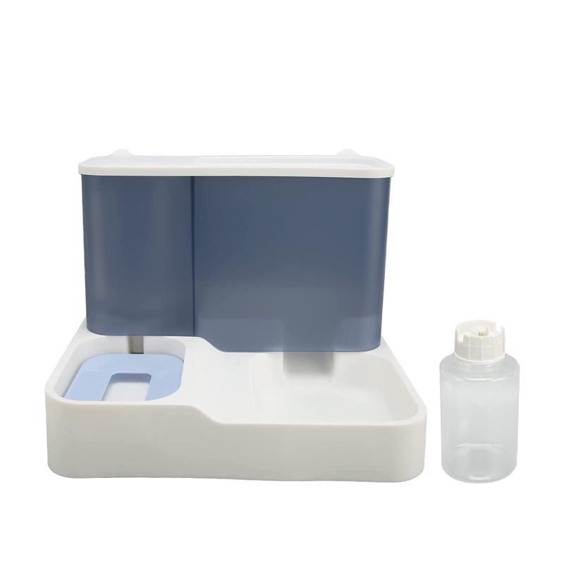 Автоматична годівниця для котів і собак з поїлкою Justif DT537 Blue