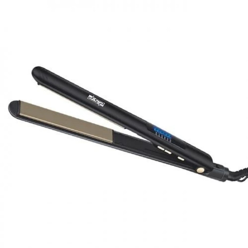 Випрямляч для волосся з керамічним покриттям плойка з дисплеєм DSP 10099 42Вт Black