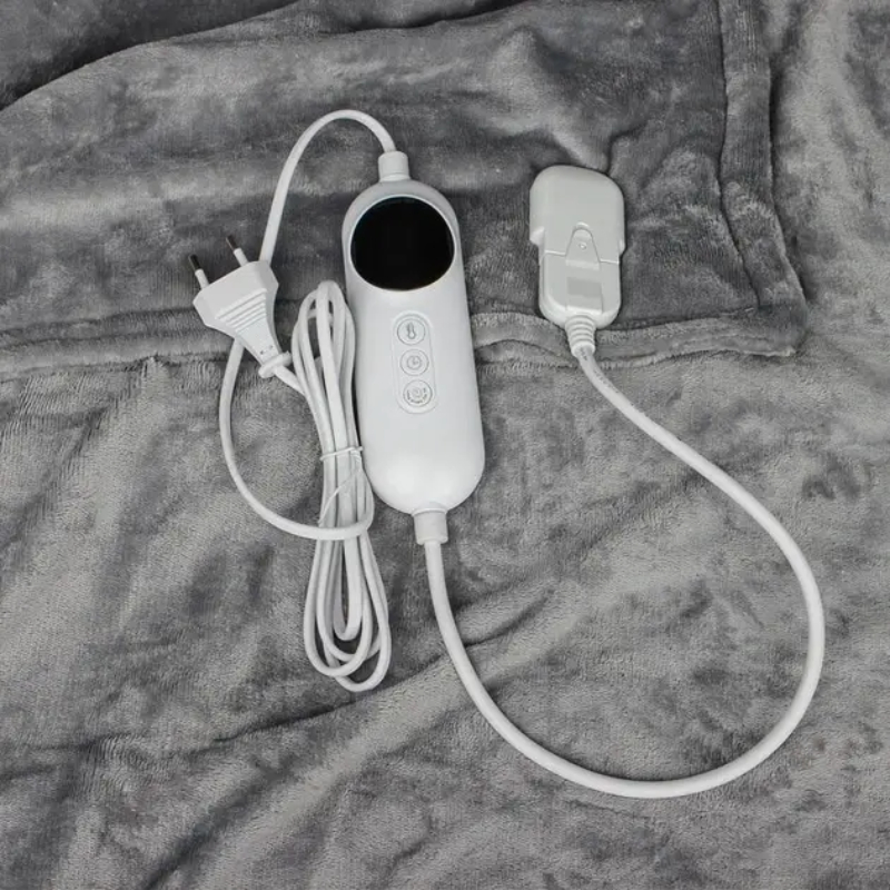 масажна ковдра з підігрівом і заспокійливим ефектом Sharper Image LY-19 Gray