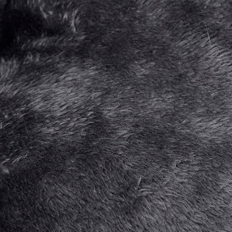 Лежак-пуф плюшевий для котів та собак Taotaopets 552201 L Темно-сірий