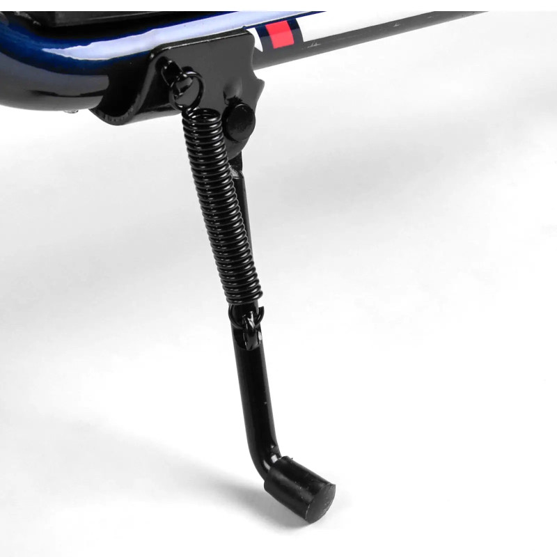 Самокат міський двоколісний з великими надувними колесами 12" для дітей від 3 років Corso JT 32050 Темно-Синій/Чорний/Помаранчевий