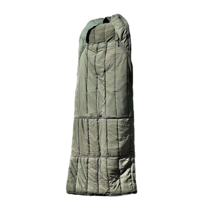 Зимовий спальний мішок - ковдра Fierce Winter до - 20 з капюшоном та чохлом для перенесення (Олива)
