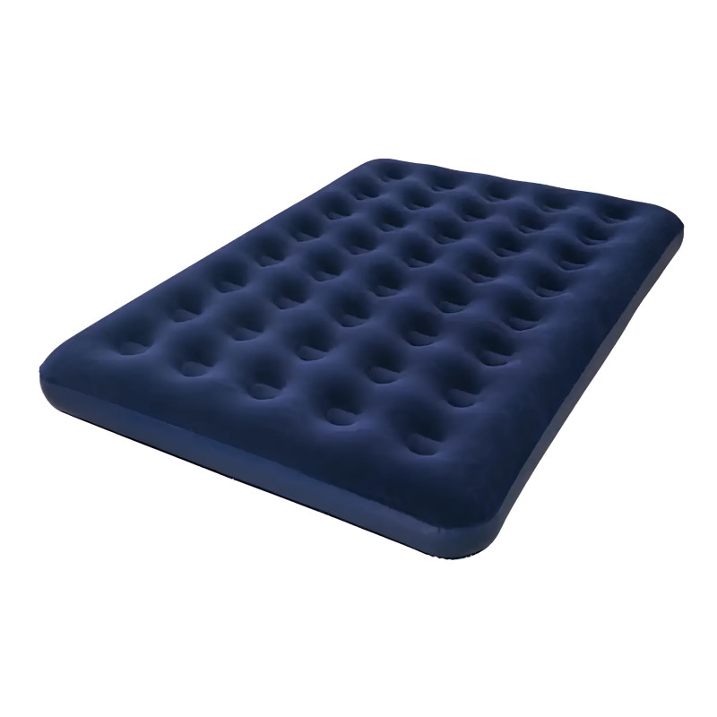 Надувний матрац ПВХ двомісний до 200кг 191х73х22см Avenli Flocked Air Bed Twin Blue