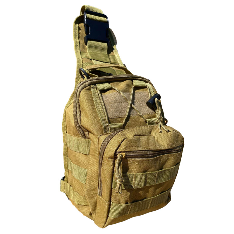 Тактичний рюкзак Tactic Backpack сумка на плече 10л 28х10х20 см (Koyot)