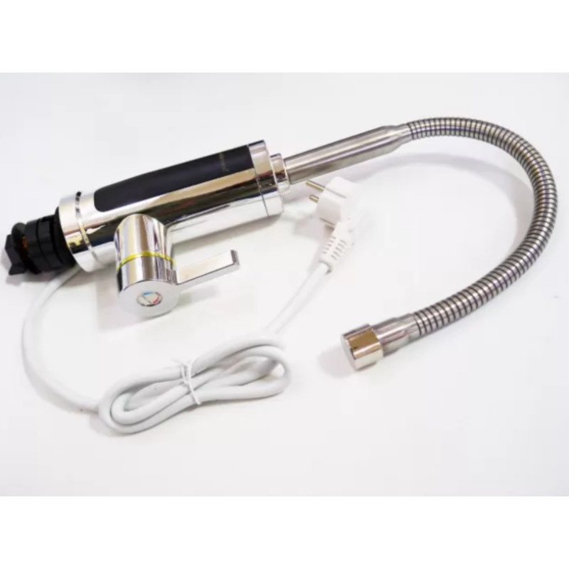 Гнучкий електричний проточний водонагрівач / Цифровий міні-бойлер кран з LCD екраном (RX-011-1) Гнучкий електричний проточний водонагрівач / Цифровий міні-бойлер кран з LCD екраном (RX-011-1)