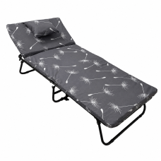 Розкладачка-ліжко з матрацом та регулюванням наклону Fold Cama M-60 Grey
