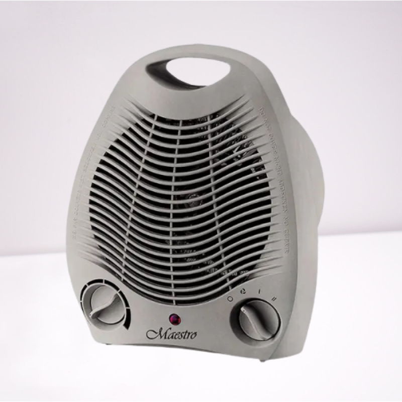 Тепловентилятор компактний з ручкою Maestro два режими 1000/2000 Вт (MR-920) Белий